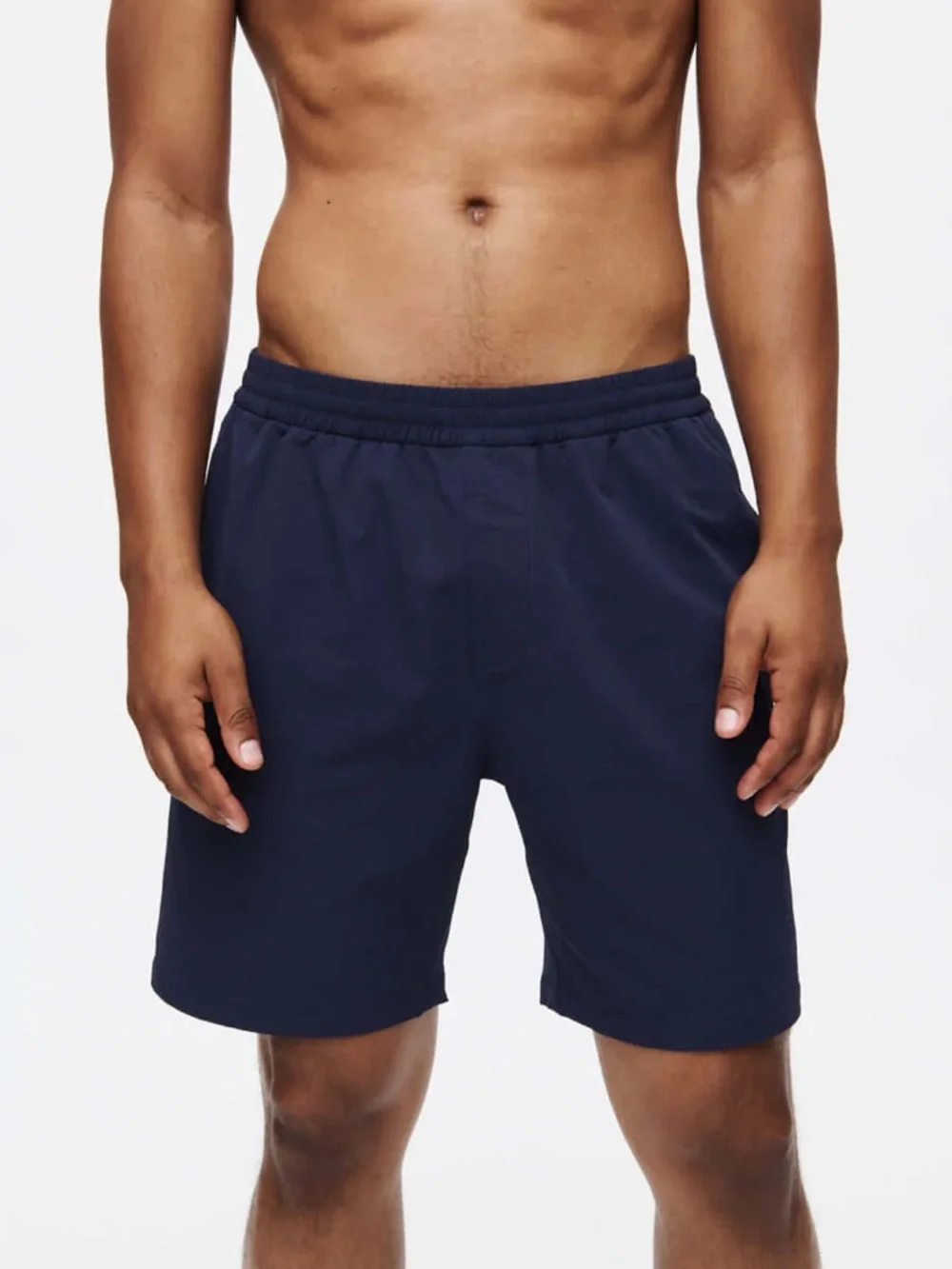 Outdoor Voices Men's RecTrek 7" Short Navy Athletic Shorts - Picture 1 of 9